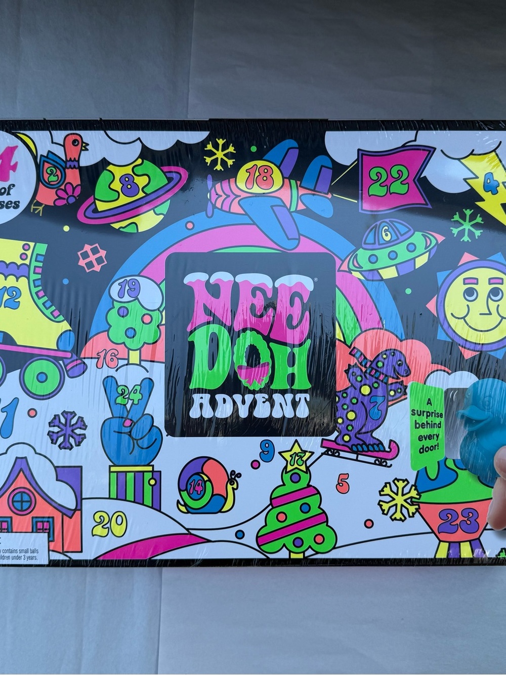 Brand New Authentic NeeDoh Advent Calendar - 24 Days of Squishy Surprises!